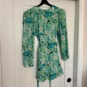 Adoore Floral Green Dress